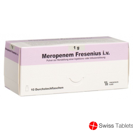 Meropenem Fresenius Trockensubstanz 1g i.v. 10 Stück buy online