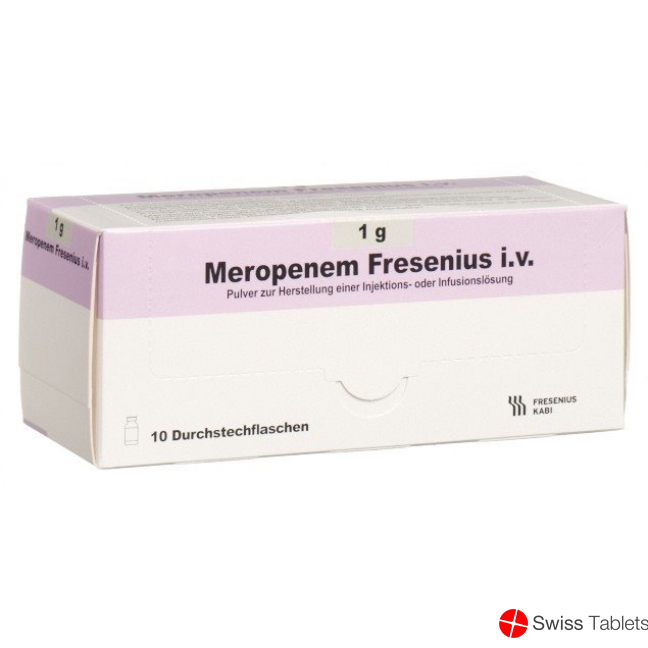 Meropenem Fresenius Trockensubstanz 1g i.v. 10 Stück buy online