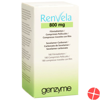 Renvela Filmtabletten 800mg 180 Stück
