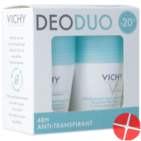 Vichy DeoDuo Anti-Transpirant 48H Roll-On 2x 50ml