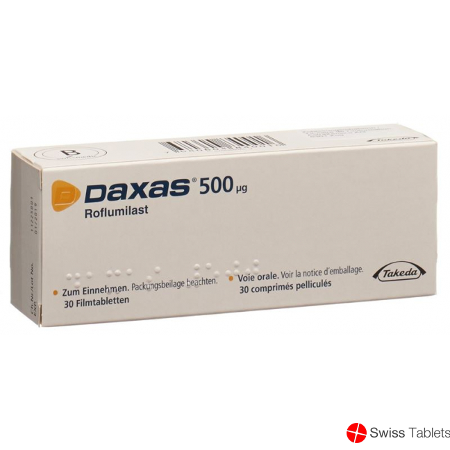 Daxas Filmtabletten 500mcg 30 Stück buy online