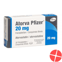 Atorva Pfizer Filmtabletten 20mg 30 Stück