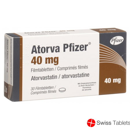 Atorva Pfizer Filmtabletten 40mg 30 Stück buy online