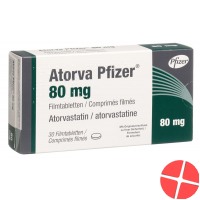 Atorva Pfizer Filmtabletten 80mg 30 Stück