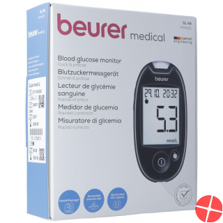 Beurer Blutzuckermessgerät Easy To Use Gl44 Mmol/ Beurer Blutzuckermessgerät Easy To Use Gl44 Mmol/