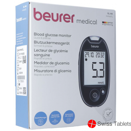 Beurer Blutzuckermessgerät Easy To Use Gl44 Mmol/ buy online