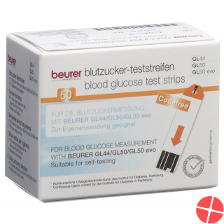 Beurer Teststreifen F Gl44+gl50 Mmol/l 2x 25 Stück
