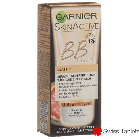 Garnier B.B. Cream Classic Miracle Skin Perfector mittlere Haut 50ml buy online