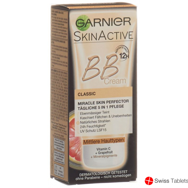 Garnier B.B. Cream Classic Miracle Skin Perfector mittlere Haut 50ml buy online