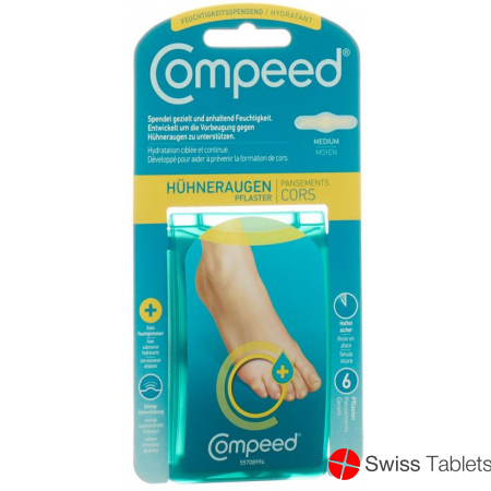 Compeed Corn plaster M moisturising 6 pieces buy online