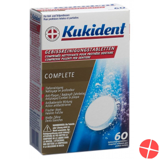 Kukident Reinigung-Tabs Frische Minze 60 Stück