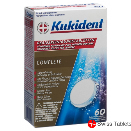 Kukident Reinigung-Tabs Frische Minze 60 Stück buy online