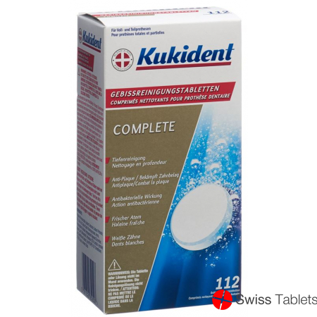 Kukident Reinigung-Tabs Frische Minze 112 Stück buy online