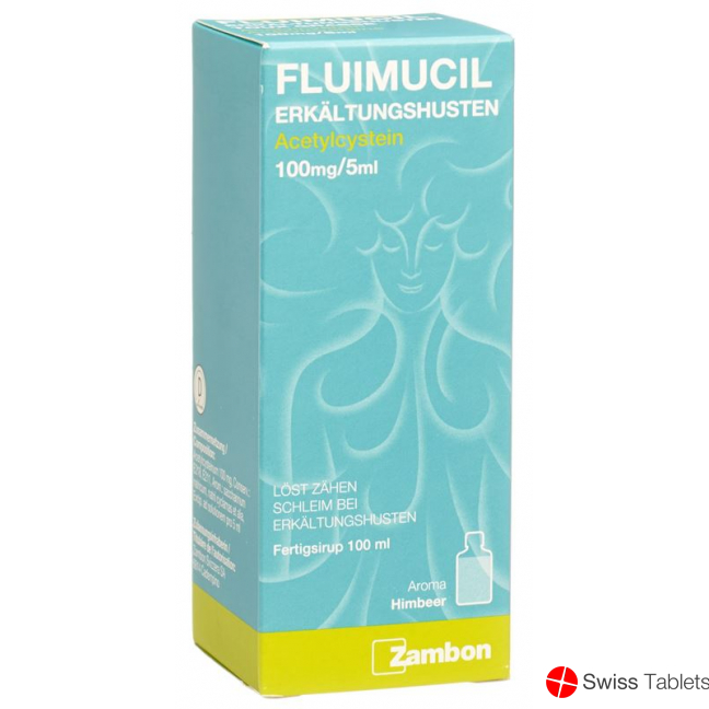 Fluimucil Erkältungshusten Sirup 100mg/5ml 100ml buy online
