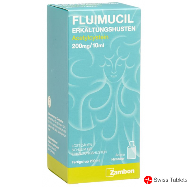 Fluimucil Erkältungshusten Sirup 100mg/5ml 200ml buy online