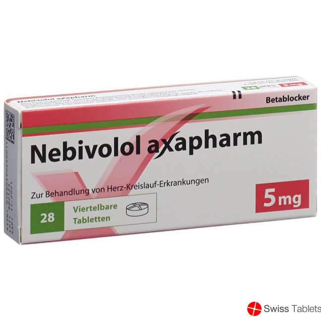 Nebivolol Axapharm Tabletten 5mg 28 Stück buy online