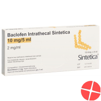Baclofen Intrathecal Sint 10mg/5ml 10 Ampullen 5ml Baclofen Intrathecal Sint 10mg/5ml 10 Ampullen 5ml