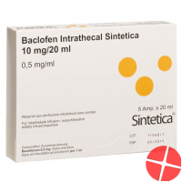 Baclofen Intrathecal Sint 10mg/20ml 5 Ampullen 20ml