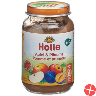 Holle Apple & Plum from the 6th month Organic 190g