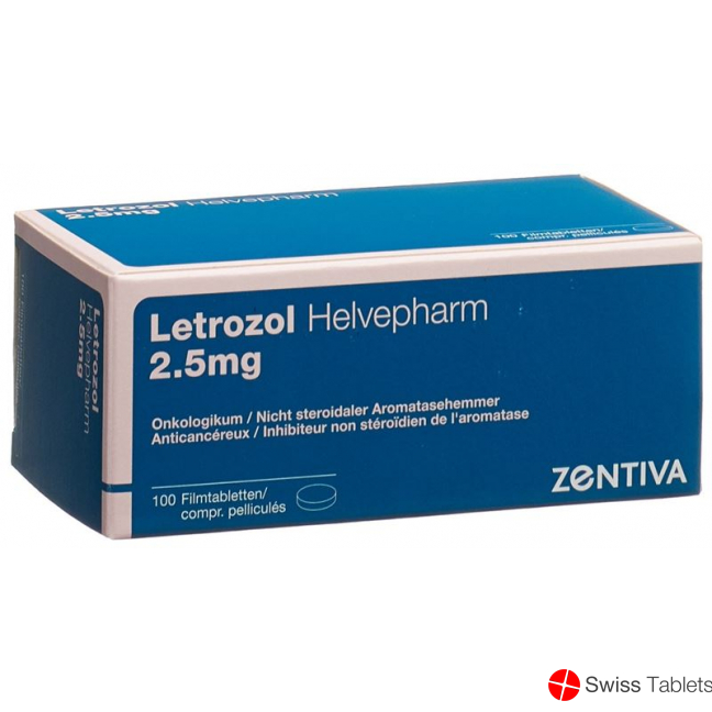 Letrozol Helvepharm Filmtabletten 2.5mg 100 Stück buy online Letrozol Helvepharm Filmtabletten 2.5mg 100 Stück buy online