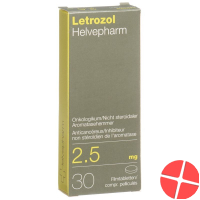Letrozol Helvepharm Filmtabletten 2.5mg 30 Stück