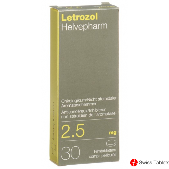 Letrozol Helvepharm Filmtabletten 2.5mg 30 Stück buy online