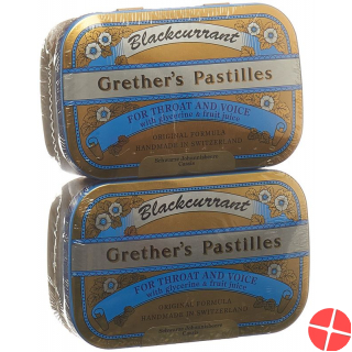 Grether’s Pastilles Blackcurrant Duopack 2x 110g