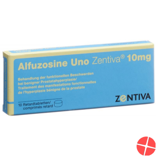 Alfuzosine Uno Zentiva Retard Tabletten 10mg 10 Stück