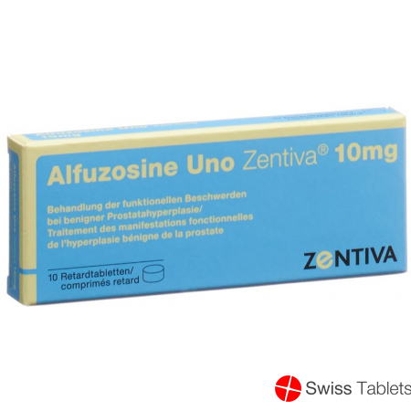 Alfuzosine Uno Zentiva Retard Tabletten 10mg 10 Stück buy online