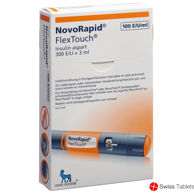 Insulin Novorapid Flextouch 5 Fertigpen 3ml buy online