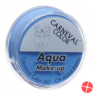 Carneval Color Aqua Make Up Hellblau Dose 10ml