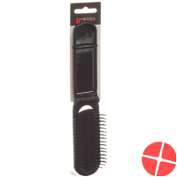 Herba folding brush with mirror black