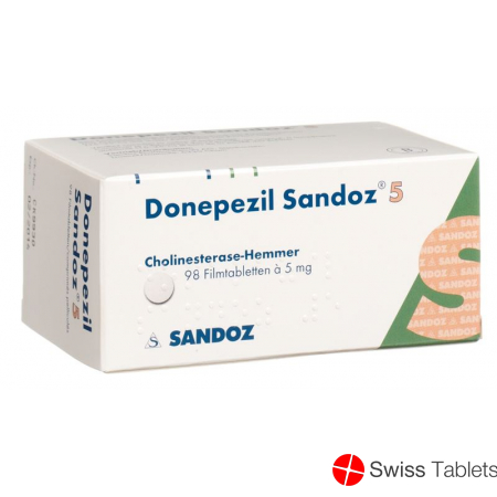 Donepezil Sandoz Filmtabletten 5mg 98 Stück buy online