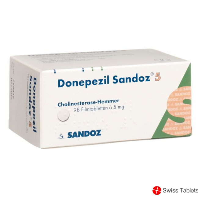 Donepezil Sandoz Filmtabletten 5mg 98 Stück buy online