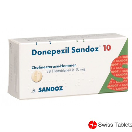 Donepezil Sandoz Filmtabletten 10mg 28 Stück buy online