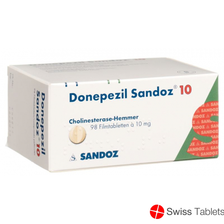Donepezil Sandoz Filmtabletten 10mg 98 Stück buy online