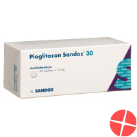 Pioglitazon Sandoz Tabletten 30mg 98 Stück Pioglitazon Sandoz Tabletten 30mg 98 Stück