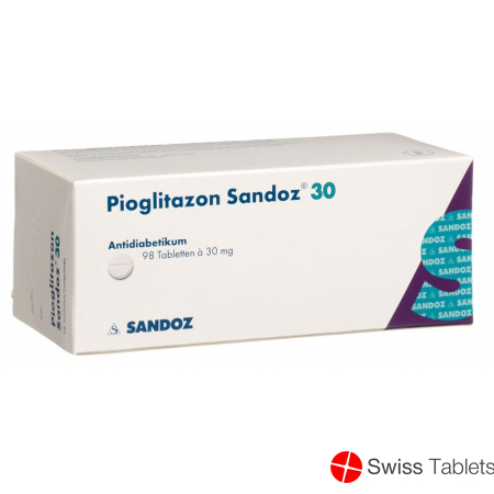 Pioglitazon Sandoz Tabletten 30mg 98 Stück buy online