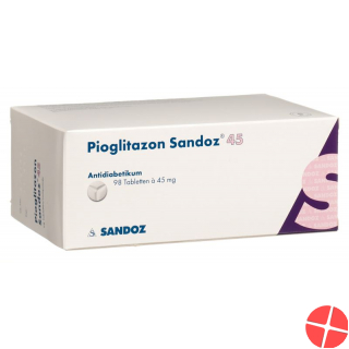 Pioglitazon Sandoz Tabletten 45mg 98 Stück
