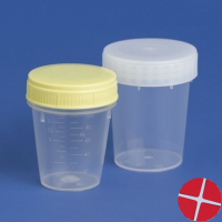 Semadeni Proben-Becher Pp 120ml Deck Gelb 100 Stück