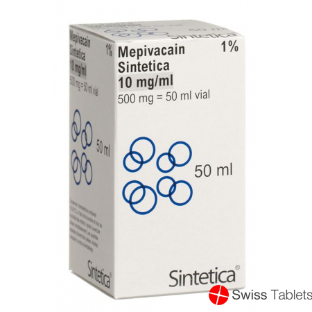 Mepivacain Sintetica Injektionslösung 1% Vial 50ml buy online