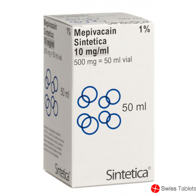 Mepivacain Sintetica Injektionslösung 1% Vial 50ml buy online