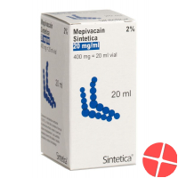 Mepivacain Sintetica Injektionslösung 2% Vial 20ml