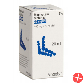 Mepivacain Sintetica Injektionslösung 2% Vial 20ml