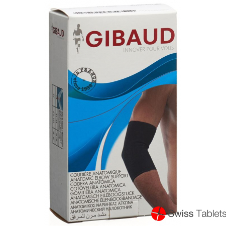Gibaud Anatomische Ellenbogenbandage L 29-32cm Schwarz buy online Gibaud Anatomische Ellenbogenbandage L 29-32cm Schwarz buy online