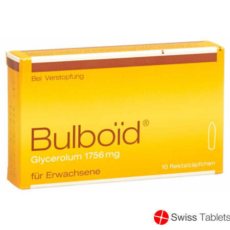 Bulboid 10 Zäpfchen für Erwachsene buy online