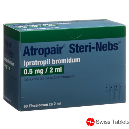 Atropair Steri Nebs 0.5mg/2ml 2ml Ampullen 60 Stück buy online