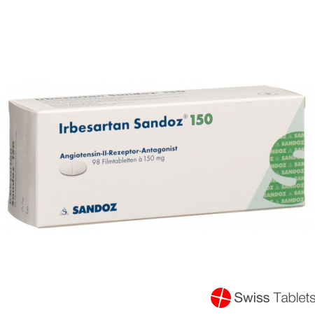 Irbesartan Sandoz Filmtabletten 150mg 98 Stück buy online