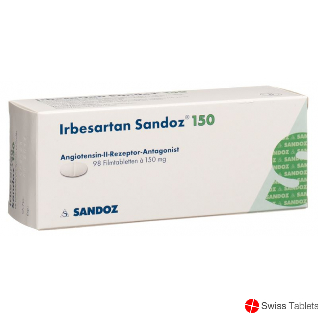 Irbesartan Sandoz Filmtabletten 150mg 98 Stück buy online