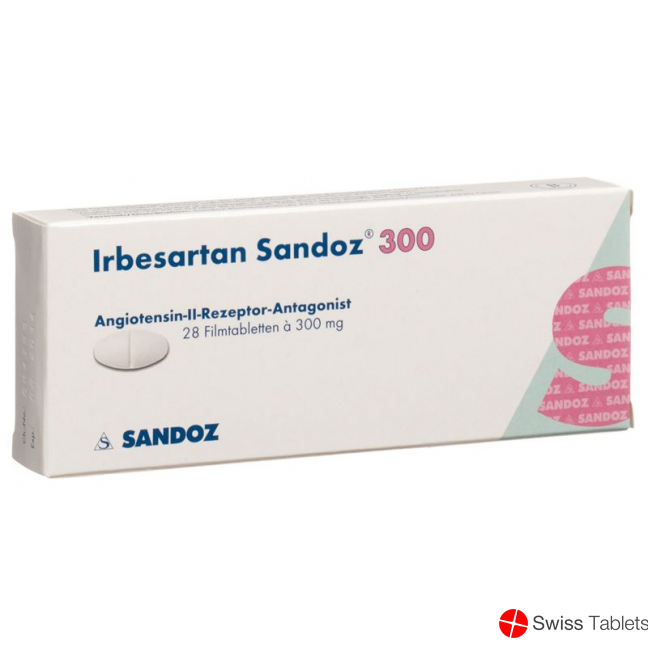 Irbesartan Sandoz Filmtabletten 300mg 28 Stück buy online